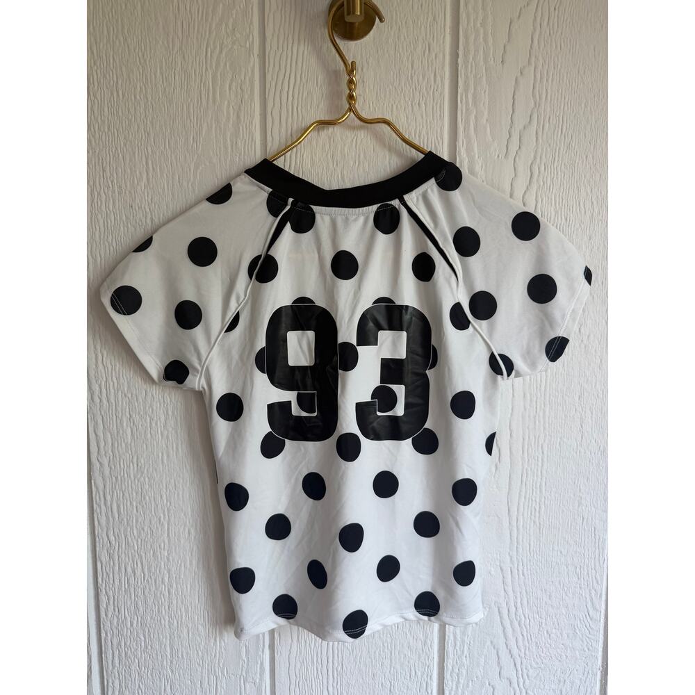 NWT Jaded London Polka Dot Football Top, Small - Picture 6 of 6